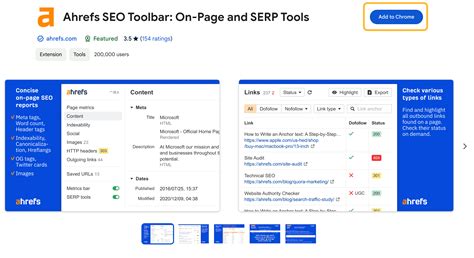 Ahrefs SEO Toolbar: Installation and Usage